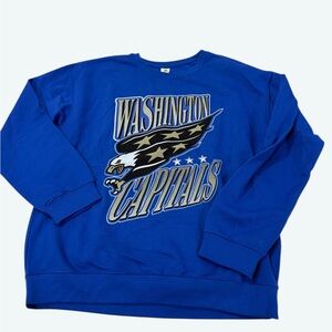 Washington Capitals 90s Logo  Retro Sweatshirt - xl